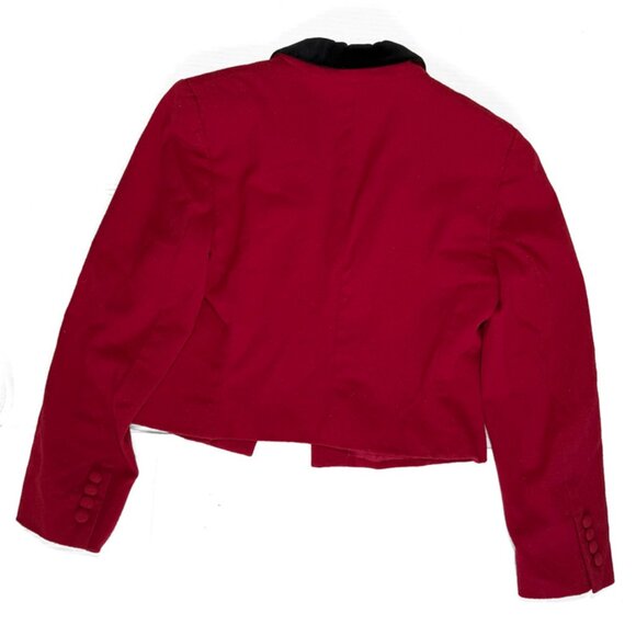 Lauren Ralph Lauren Wool Twill Cropped Blazer - Picture 3 of 8